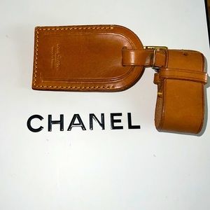 Authentic Louis Vuitton Luggage Tag, Belt & Strap: 3 pcs